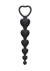 Ouch! Anal Heart Beads Butt Plugs